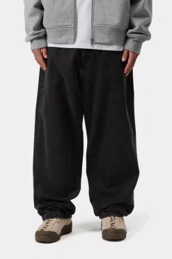 Carhartt miesten farkut Landon Jeans 'Robertson' Denim, hiilenmusta