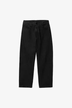 Carhartt miesten farkut Landon Jeans 'Robertson' Denim, hiilenmusta