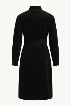 Claire Naisten Mekko DODA CORDUROY SHIRT DRESS Musta