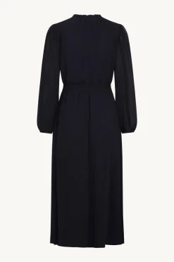 Claire Naisten Mekko, DOTTA VISCOSE DRESS Tummansininen