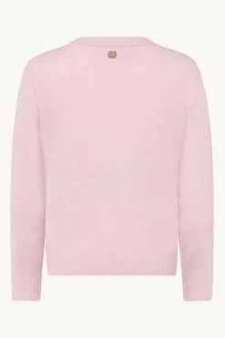 Claire naisten neulepusero, PREET KNIT Vaaleanpunainen