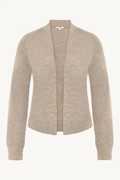 Claire Naisten Neuletakki, CELINE CARDIGAN 100% EASY CARE MERINO Hiekka