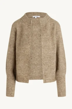 Claire Naisten Neuletakki CHELSEA Vaalea Beige