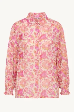 Claire Naisten Paitapusero RENETTE BLOUSE Pinkki Kuosi