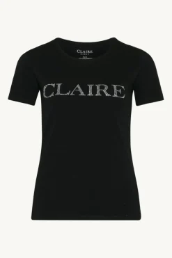 Claire, Naisten T-Paita, Allison Logo T-Paita Musta