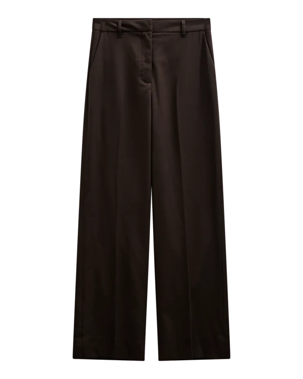 COPENHAGEN MUSE naisten housut, TAILOR PANT Tummanruskea