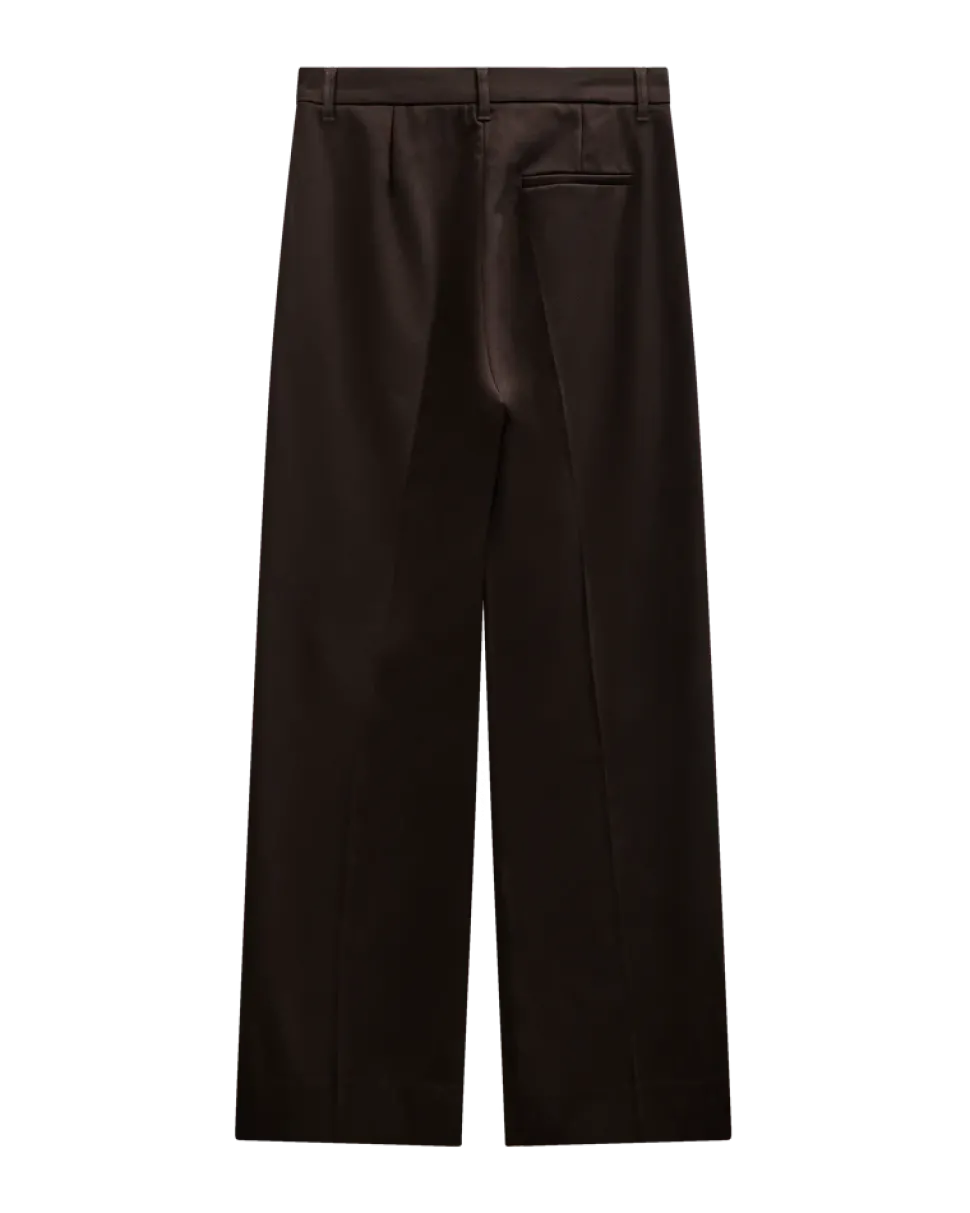 COPENHAGEN MUSE naisten housut, TAILOR PANT Tummanruskea