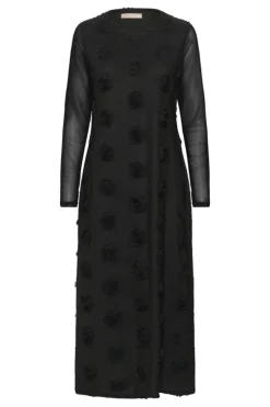Culture Mascha Mesh Dress, musta