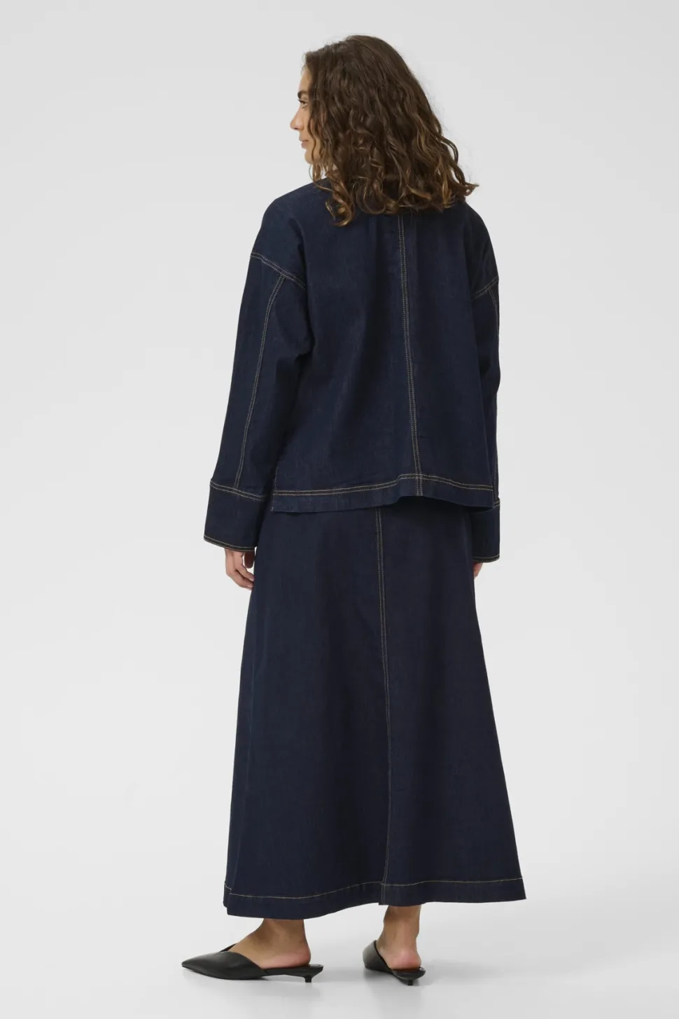 Culture naisten farkkutakki Cumoya Bobbie Jacket, Rinse Wash