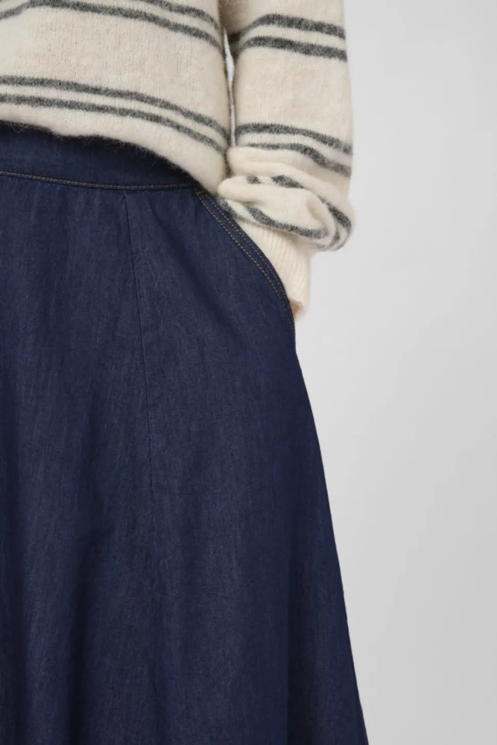 Culture naisten hame, CUHILKA ARPA SKIRT Rinse Wash