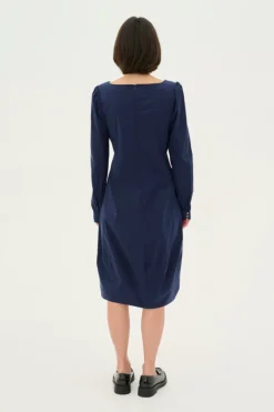 Culture Naisten Mekko Antoinett Dress Blue Iris