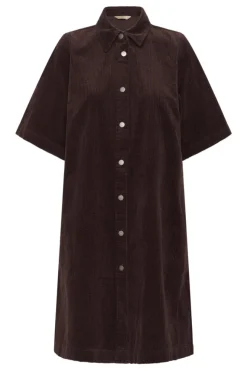 Culture naisten mekko, CUBAELA KLAY DRESS Bitter Chocolate