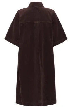 Culture naisten mekko, CUBAELA KLAY DRESS Bitter Chocolate