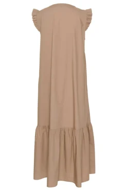 CULTURE naisten mekko, CUOLENA SL DRESS Taupe Gray