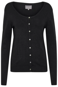 Culture neuletakki, CUANNEMARIE KNIT CARDIGAN Musta