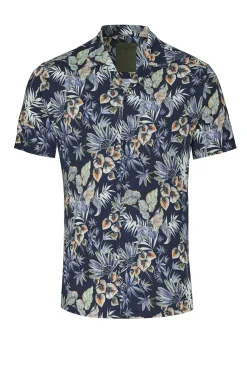 Desoto Miesten Kauluspaita, 74033-3-53 SS SHIRT Sininen Kuosi