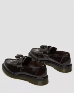 Dr. Martens loaferit Adrian Tassel Loafer Cherry Red Arcadia, viininpunainen