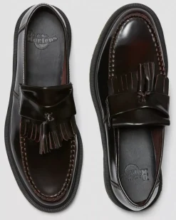 Dr. Martens loaferit Adrian Tassel Loafer Cherry Red Arcadia, viininpunainen