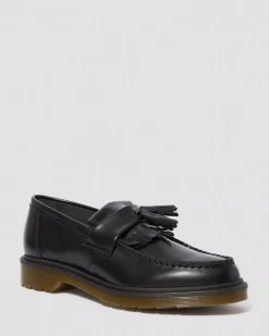 Dr. Martens miesten loaferit Adrian Tassel Loafer Mono Black Smooth, musta