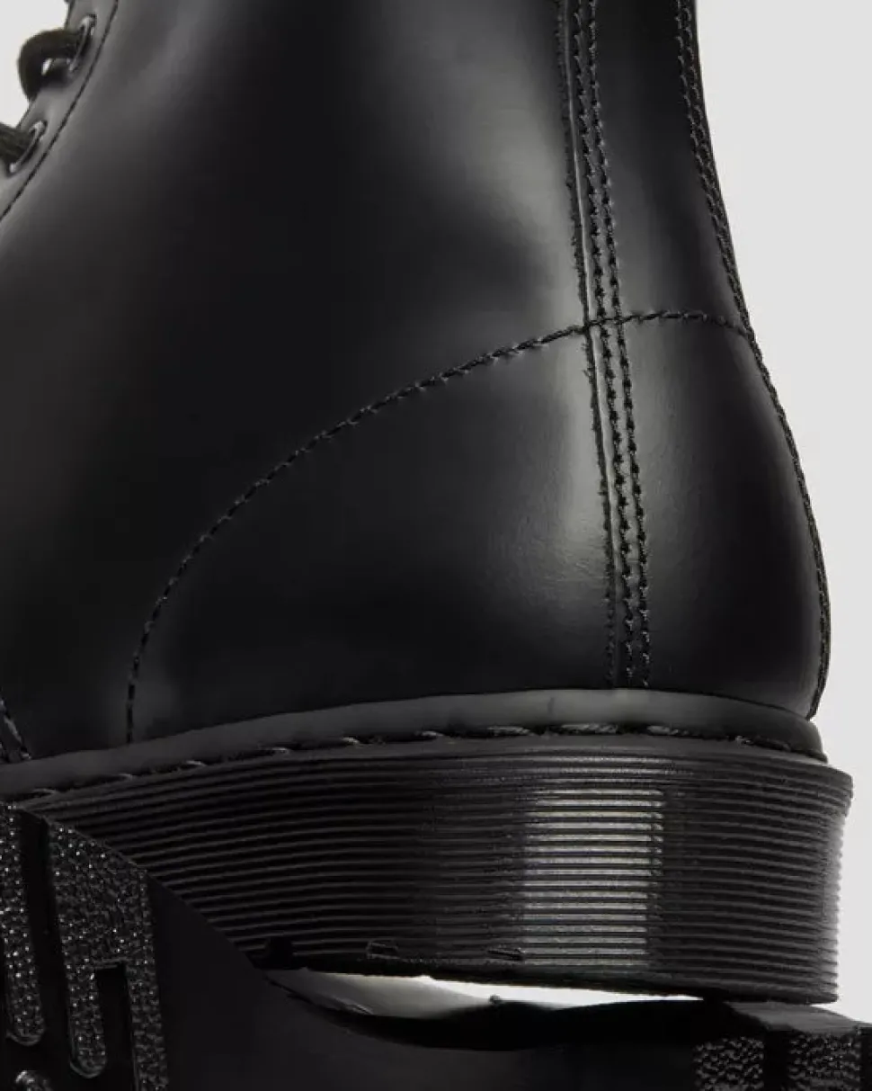 Dr. Martens unisex kengät, 1460 MONO 8 EYE BOOT Musta