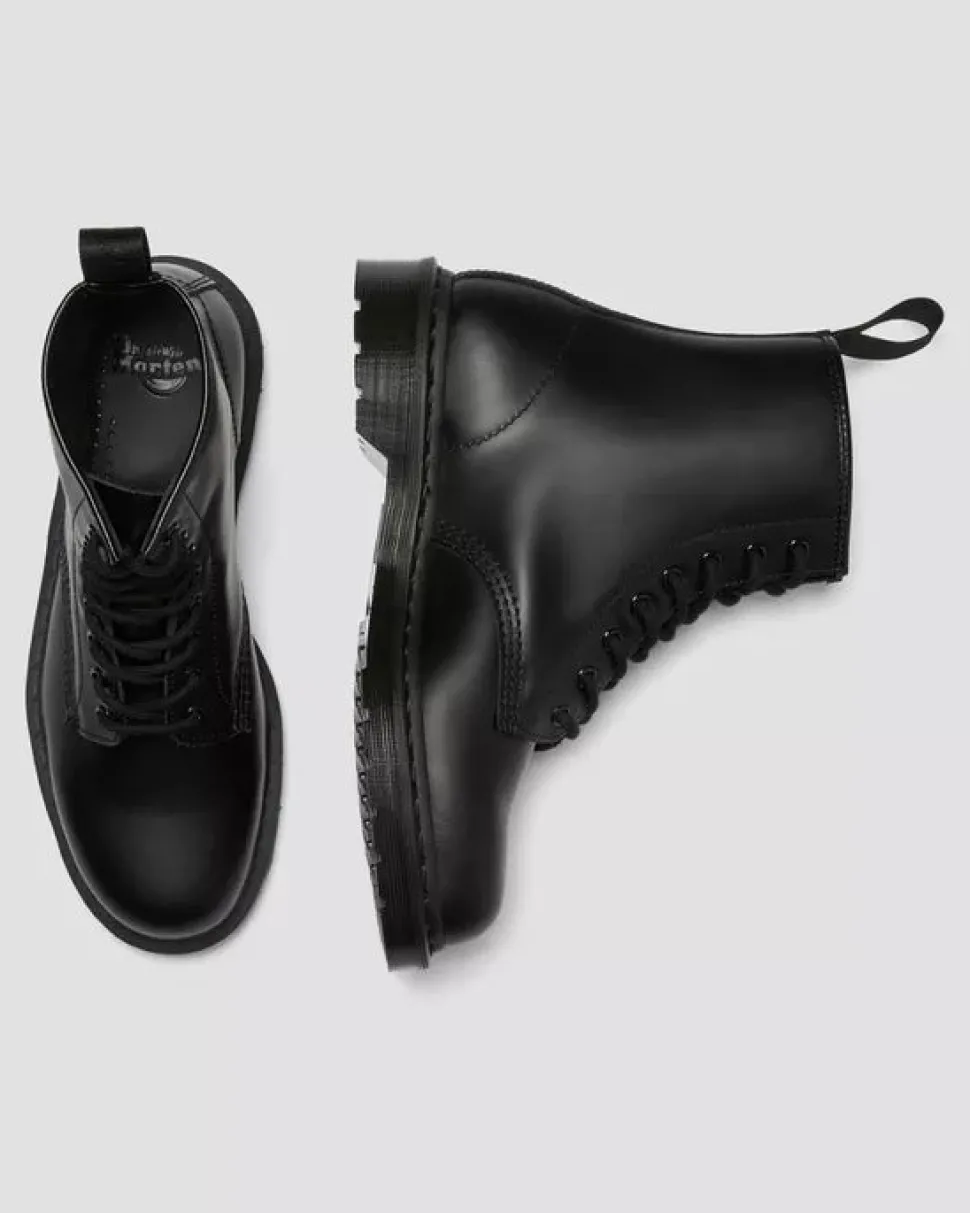 Dr. Martens unisex kengät, 1460 MONO 8 EYE BOOT Musta