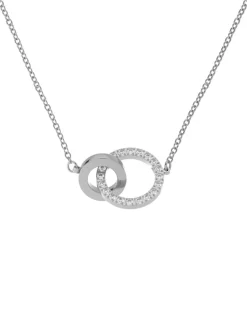Edblad kaulakoru, ETERNAL ORBIT NECKLACE STEEL Hopeanharmaa