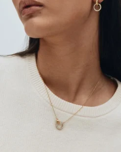 Edblad kaulakoru, ETERNAL ORBIT NECKLACE GOLD Kullankeltainen