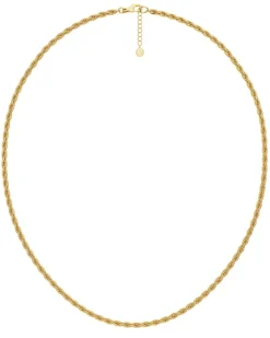 Edblad kaulakoru Rope Chain Necklace Gold, Gold pleated
