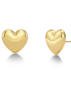 Edblad korvakorut Barley Heary Studs L Gold, kullankeltainen