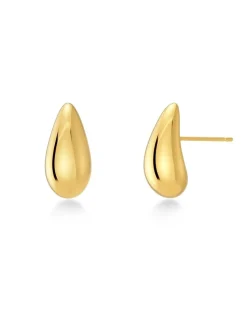 Edblad korvakorut, HARMONY STUDS STEEL Kullankeltainen