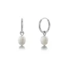 Edblad korvakorut Perla Hoops Steel, Stainless steel