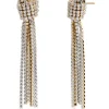 Edblad korvakorut Revel Knot Earrings Gold, Gold pleated