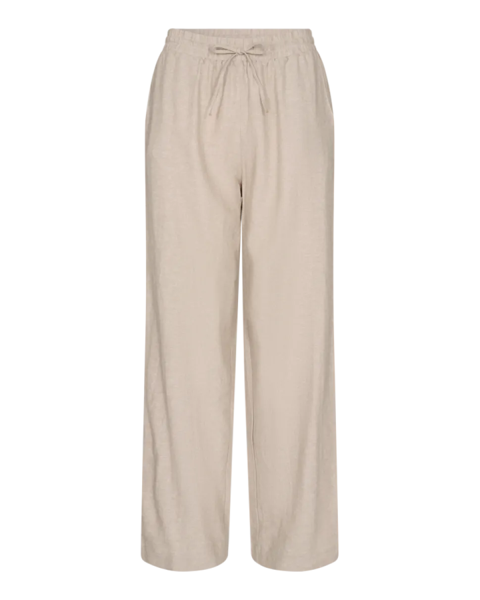 Freequent housut, Lava pant Vaalea Beige
