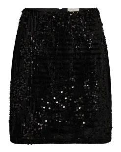 Freequent naisten hame Doffi Skirt, musta