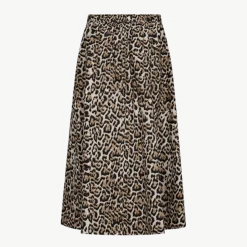 Freequent naisten hame, Malay skirt Ruskea Kuosi