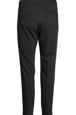Freequent Naisten Housut ISADORA ANKLE PA ZIP POCKET Musta