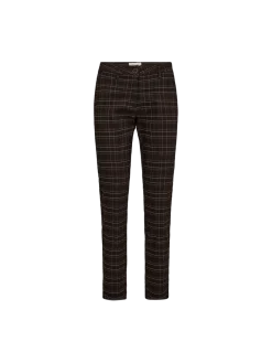 Freequent naisten housut, REX PANT Beige Ruutu