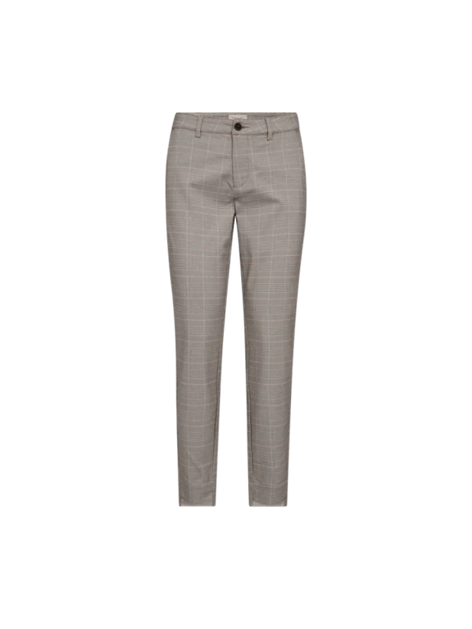 Freequent naisten housut, REX PANT Beige Ruutu