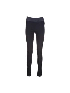Freequent Naisten Housut, Shantal Power Pants Tummansininen