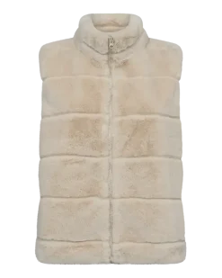 Freequent Naisten Liivi, FOXY VEST Luonnonvalkoinen