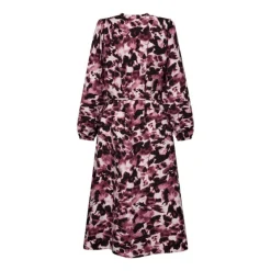 Freequent naisten mekko, HIRSE DRESS Viininpunainen Kuosi