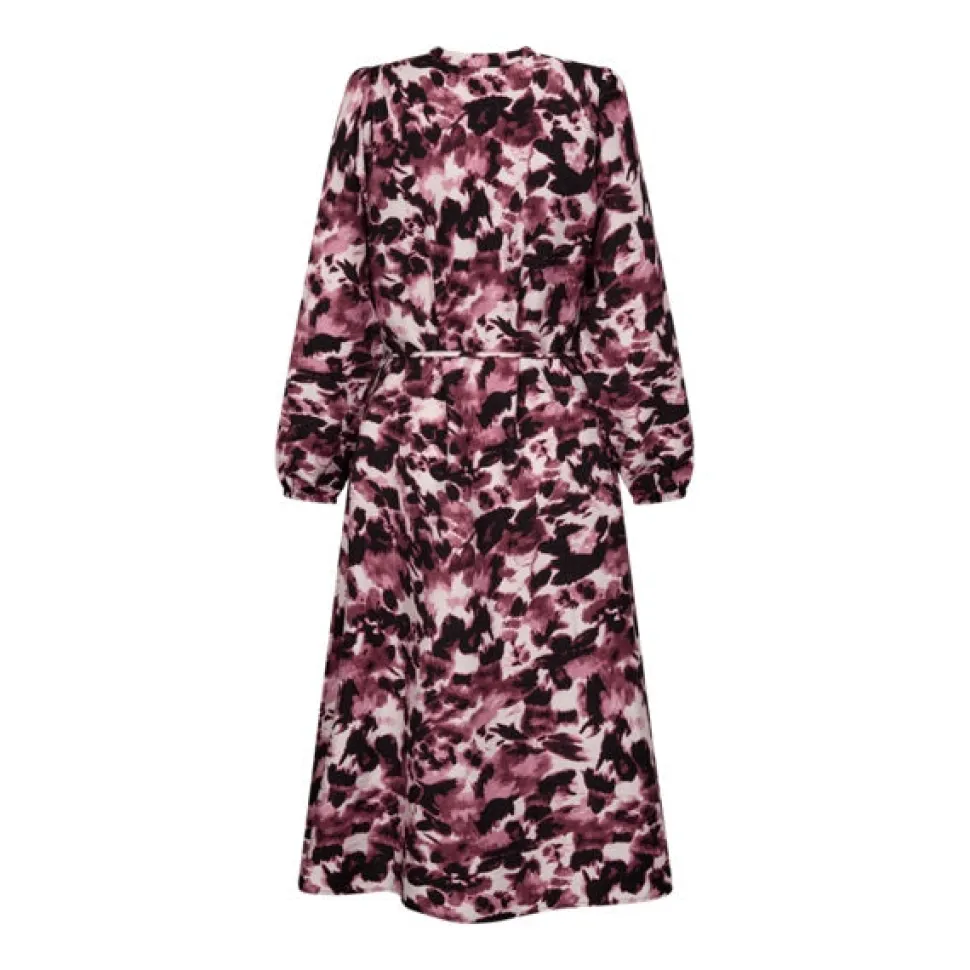 Freequent naisten mekko, HIRSE DRESS Viininpunainen Kuosi