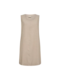 Freequent Naisten Mekko LAVARA U DRESS Vaalea Beige