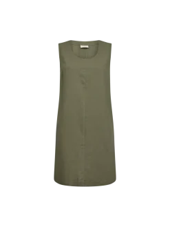 Freequent Naisten Mekko LAVARA U DRESS Armeijanvihreä