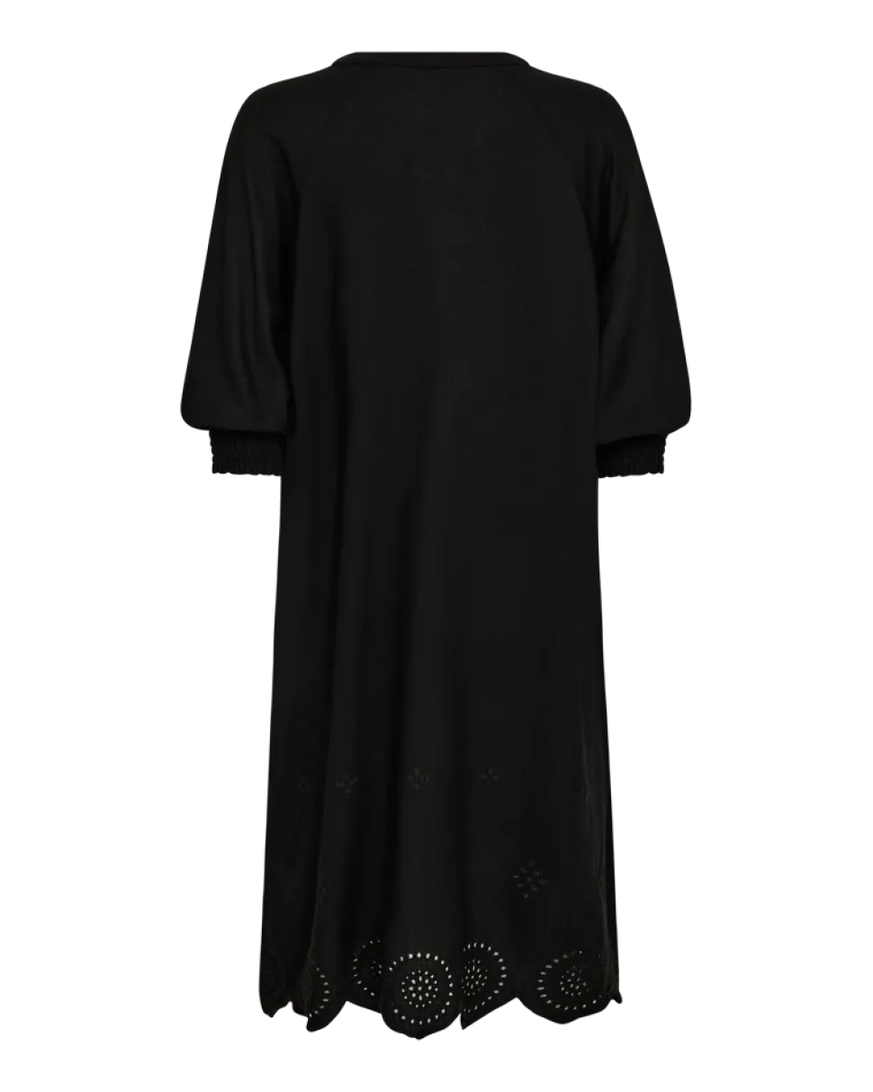 Freequent naisten mekko, LINUS DRESS Musta