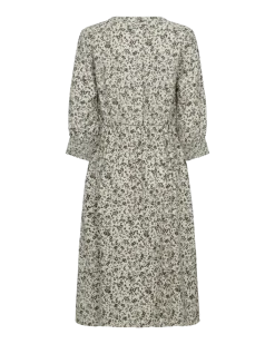 Freequent naisten mekko Molli Dress, kuosillinen beige