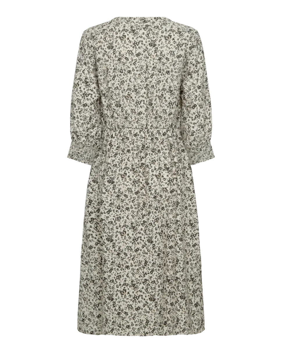 Freequent naisten mekko Molli Dress, kuosillinen beige