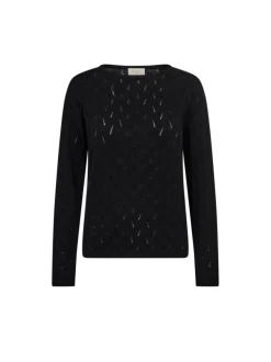 Freequent naisten neule, DODO PULLOVER Musta