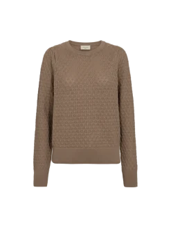 Freequent naisten neule, DODO PU Vaalea Beige
