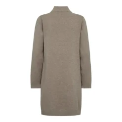 Freequent naisten neulemekko SORA TUNIC, vaaleanpunainen ruutu